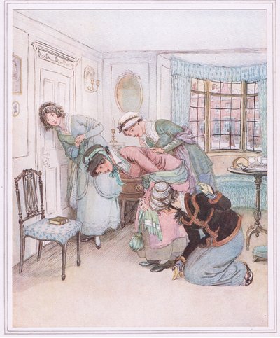Miss Susan: I think I hear their voices in dispute by Hugh Thomson